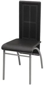 Conjunto jantar, 5 pcs, preto