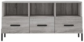 Móvel de TV 102x36x50 cm derivados de madeira cinzento sonoma