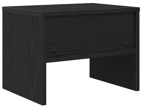 Armário de Cabeceira 2 pcs Carvalho preto 40 x 30 x 30 cm