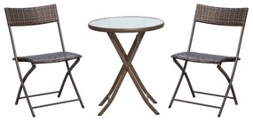 Conjunto Reeza - 2 Cadeiras Dobráveis e 1 Mesa