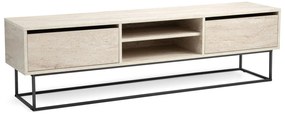 Móvel TV Escape – Travertine Black – 180x50x40 cm