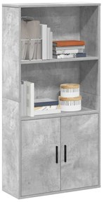 vidaXL Estante 60x24x120 cm derivados de madeira cinzento cimento