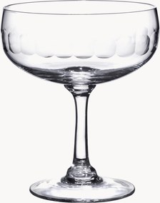Copos de cocktail em cristal artesanal Lens, conjunto de 4
