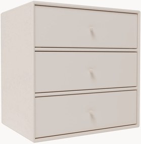 Módulo com gavetas Montana Mini 1007 para sistema de estantes modular