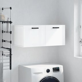 830078 vidaXL Armário de parede 80x36,5x35 cm deriv. madeira branco brilhante