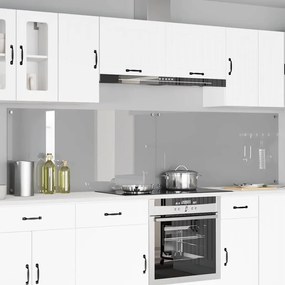 vidaXL Proteção de Cozinha 2 pcs Cinzento-claro 120 x 60 cm