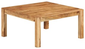 Mesa de centro 80x80x40 cm madeira de acácia maciça