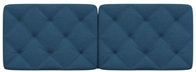 Almofadão de cabeceira 140 cm tecido azul