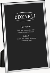 Moldura para fotografia banhado a prata Genua