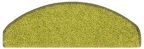 Tapete/carpete para degraus 15 pcs 65x21x4 cm verde