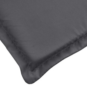 Almofadão p/ espreguiçadeira 200x70x3cm tecido oxford antracite