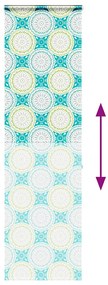 Rolo de Duche Estores com 80x240 cm Largura Tecido 76 cm