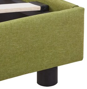 Estrutura de cama 140x200 cm tecido verde