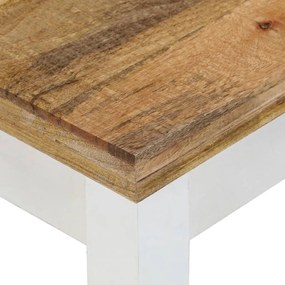 Mesa de centro 110x50x40 cm madeira de mangueira maciça