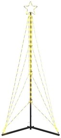 LED Árvore de Natal 363 LEDs Branco Quente 182 cm