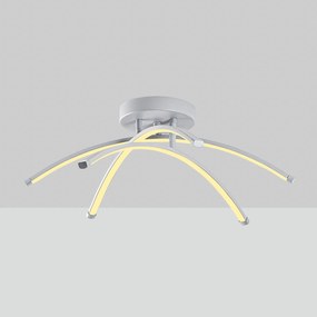 Chandelier Ledbanana – Cinzento – 57 cm x 20 cm x 57 cm