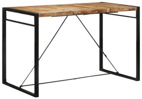 Mesa de bar 175x90x110 cm madeira de mangueira áspera maciça