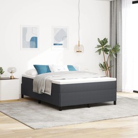 Cama vidaXL Cinza Escuro 140x200 cm Tecido de Corda
