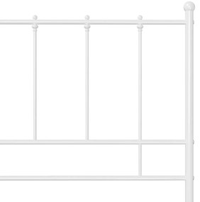 Estrutura de cama 120x200 cm metal branco