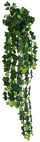 vidaXL Plantas suspensas artificiais 12 pcs 339 folhas 90 cm verde