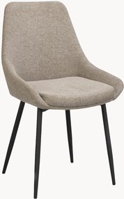 Cadeiras de jantar estofadas Sierra, conjunto de 2