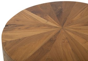Mesa de apoio em madeira de teca BRANT Beliani