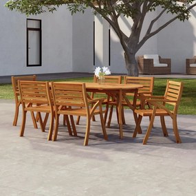 vidaXL Mesa de jardim 200x90x75 cm madeira de acácia maciça