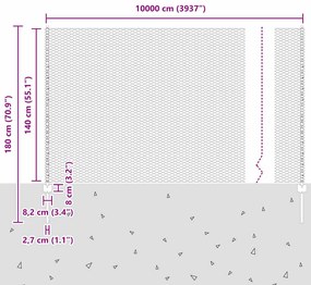 Postes de Cerca 22 pcs U-Canal Cinza 140 cm Aço