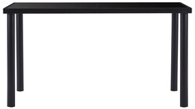 5 pcs conjunto de jantar couro artificial cinzento