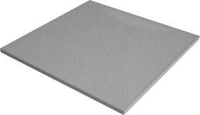 Mexen Bert base de duche quadrada SMC 80 x 80 cm, cinza - 4K618080