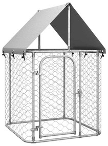 Canil de exterior com telhado 100x100x150 cm