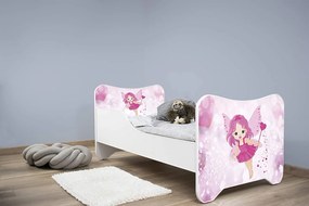 CAMA INFANTIL CRIANÇAS OFERTA COLCHÃO ESPUMA HAPPY KITTY – FADA 140x70 ROSA