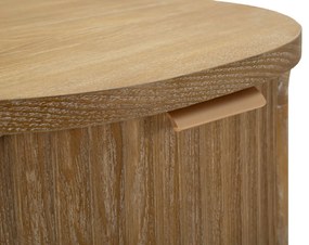 MESA DE CABECEIRA GOTHENBURG 38X34,5X52 CM CASTANHO