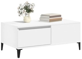 Mesa de centro 90x50x36,5 cm derivados de madeira branco