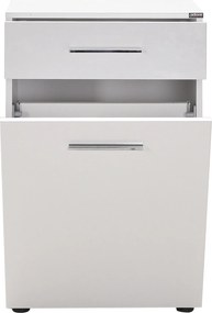 Armário de casa de banho "Lotus" com cesto de roupa - Design Moderno -