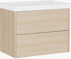 Lavatório de parede com móvel Bodera
