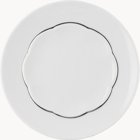 Pratos de sobremesa em porcelana Sonetto, conjunto de 6
