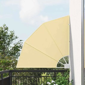 vidaXL Tela de Privacidade para Varanda Areia 115 x 115 cm Poliéster