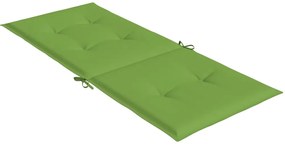 Almofadões cadeiras altas 4pcs mesclado tecido verde