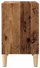 Mesa de cabeceira madeira velha 40x30x50 cm madeira trabalhada