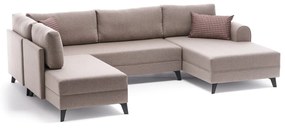 Sofá-Cama de Canto Belen – Creme – 300x78x202 cm