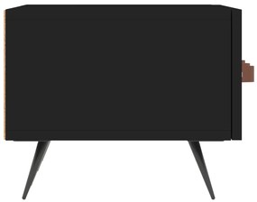 Móvel de TV 150x36x30 cm derivados de madeira preto