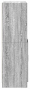 Armário cozinha 57x41,5x131,5 cm derivados madeira sonoma cinza