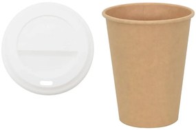 Copos de café de papel com tampas 1000 pcs 12oz 300ml