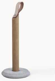 Suporte para rolos de cozinha em madeira de carvalho Grab