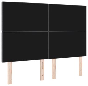 Cabeceira LED vidaXL Cinza Escuro 80 cm Tecido Corduroy
