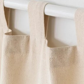 Cortina De 140x260 Cm Em Algodão Zitra Beige Creme - Sklum