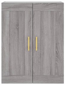 Armário alto 69,5x34x180 cm derivados de madeira sonoma cinza