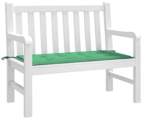 Almofadão p/ banco de jardim 120x50x4cm tecido oxford verde