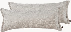 Almofadas em chenille artesanais Leilani, conjunto de 2